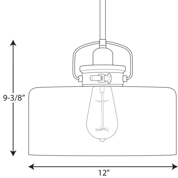 Calhoun Collection One-Light. Pendant